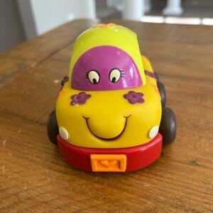 Just B. You Pull Back Friction Car Ladybug Soft Rubber Car as is